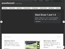 Tablet Screenshot of annefennell.com